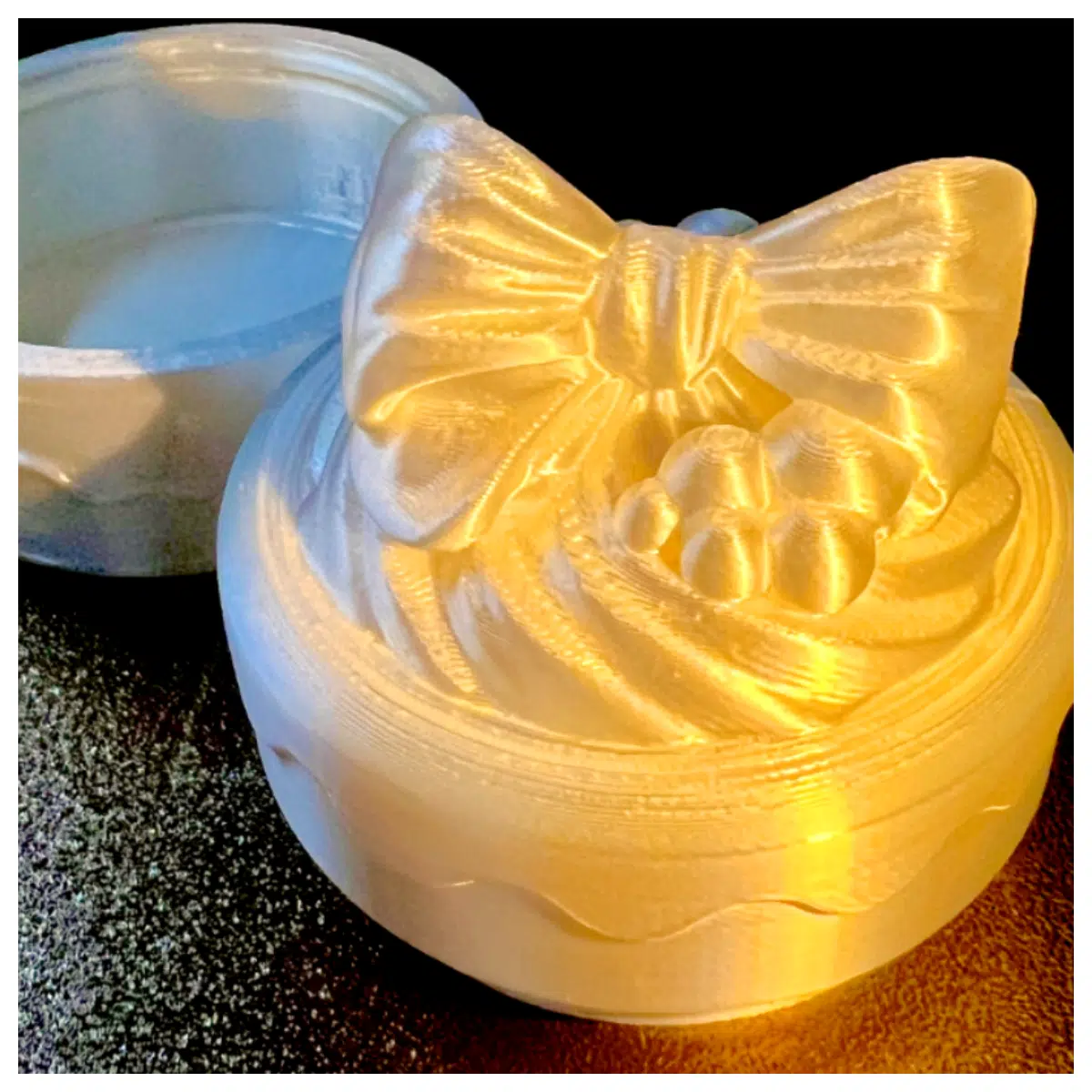 Silk Bow Jewelry Box with Lid Organise Jewellery Storage Decorative Box Gift Box Velvet Box
