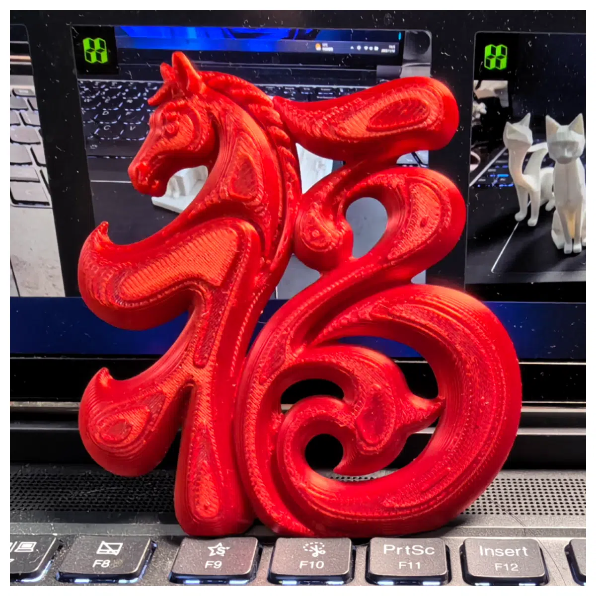 Fu Character Year of the Horse Lucky Decoration Calendar Wall Stickers New Year Greetings Home Decor Festival Gift Good Symbol