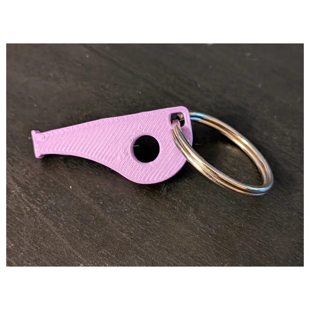 100dB Donut Whistle Keychain Toy Loud Sounder Musical Gift Blowing Whistle