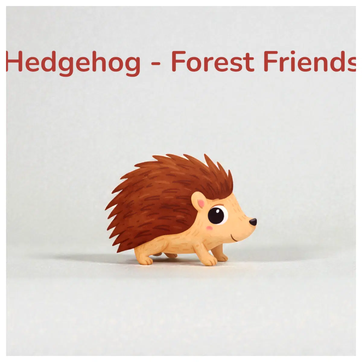 Hedgehog Forest Friend Plush Small Hedgehog Toy Cute Pet Companion Forest Animal Figurine Children s Gift Educational Toy