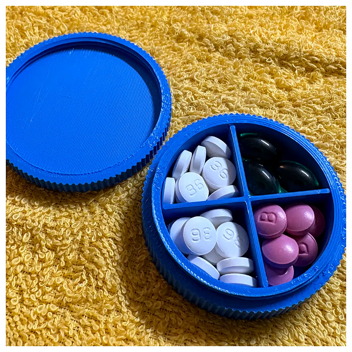 Medicine Organizer Box Multi Function Storage Container Pill Organizer Box Storage Cases
