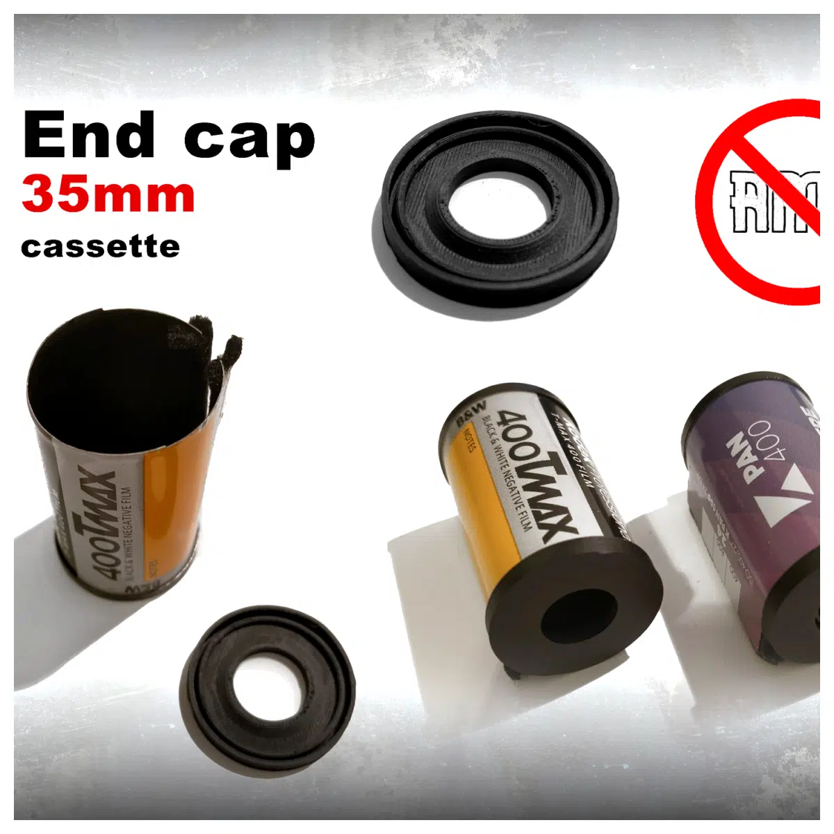 35mm Film Canister Lids Photography Accessories Film Box Camera Case Storage Protection Film Camera Parts