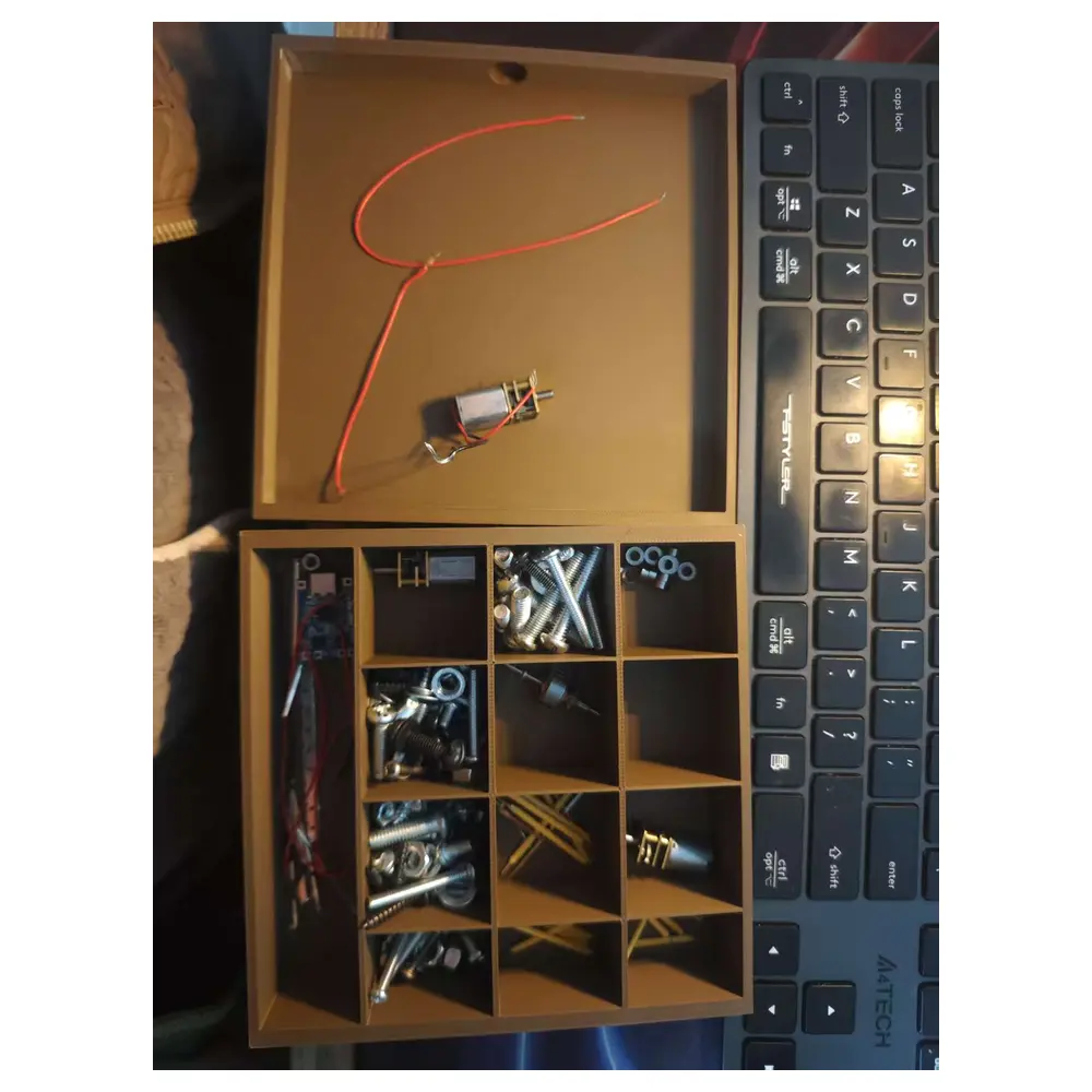 Electronic Component Storage Box Organizer Parts Storage Electrical Component Storage Device Storage Parts Organizer