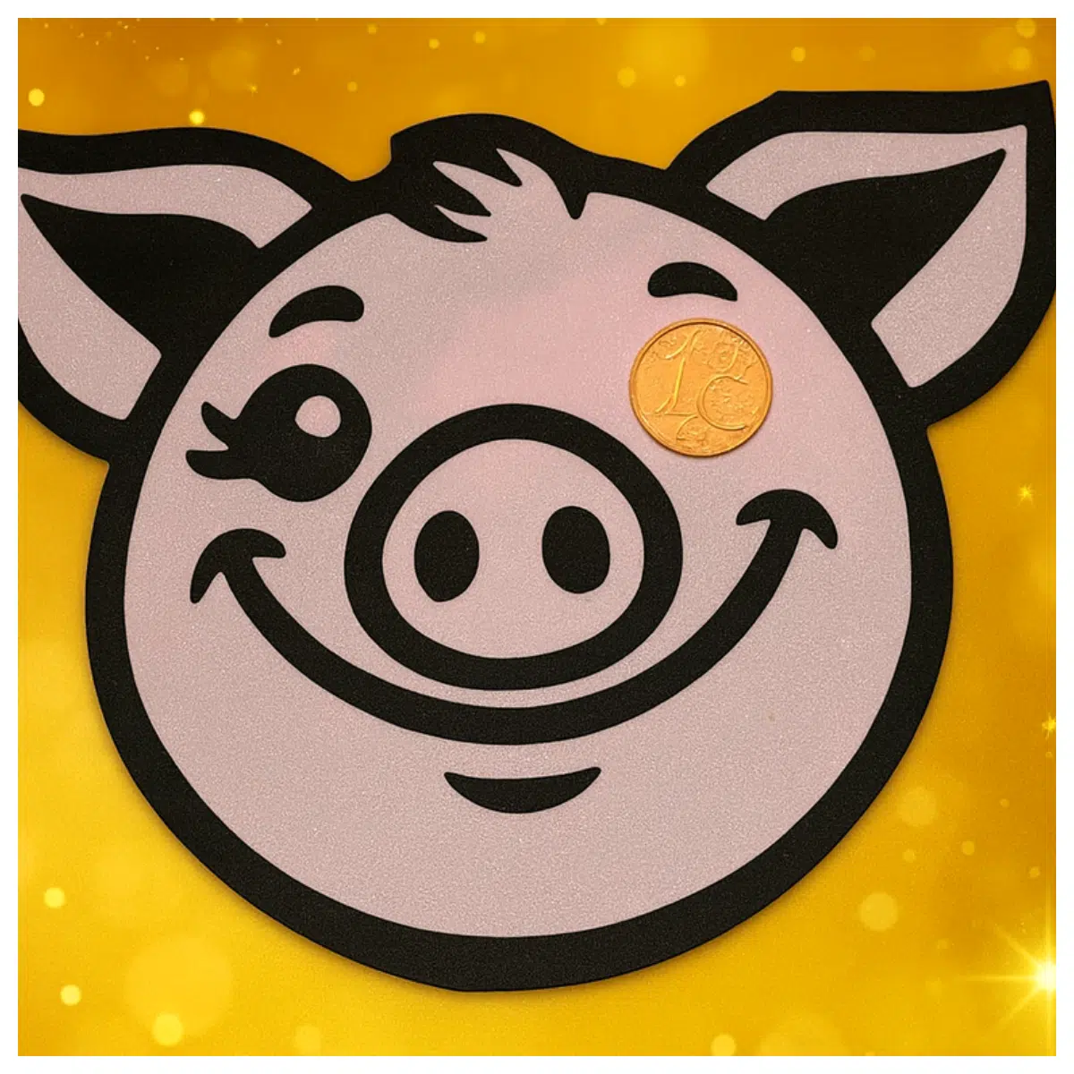 Lucky Pig Replacement Eyes Copper Coins Pig Toy Lucky Eye Replacement