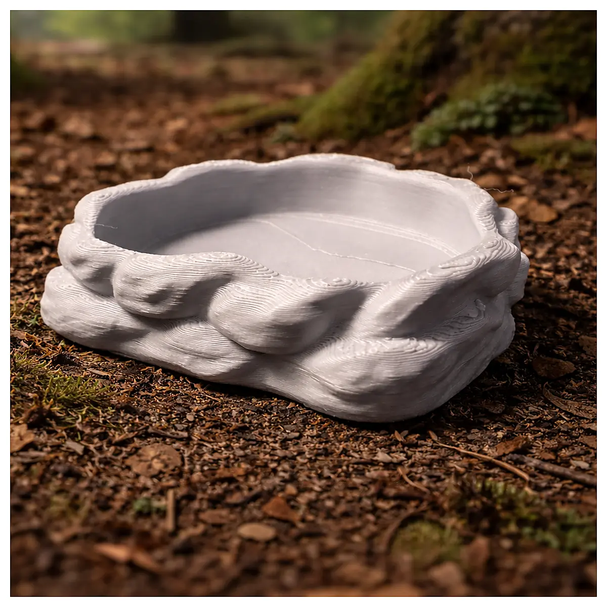 Stone Pet Bowl Lizard Bowl Ceramic Bowl Pet Dishes Feeding Bowls Reptile Supplies Lizard Food