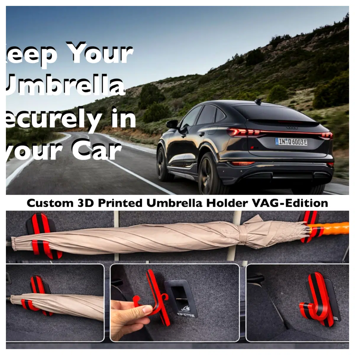 VAG ISOFIX Umbrella Hook Car Mounts A4 A6 Car Child Seat Accessories