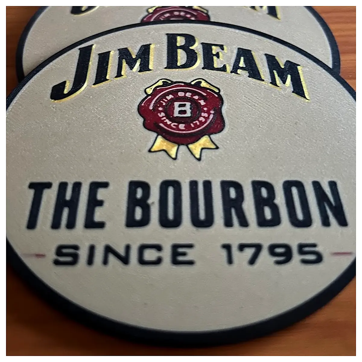 Whiskey Coasters with Stand Spill Proof Table Protector Elegant Design Home Decor