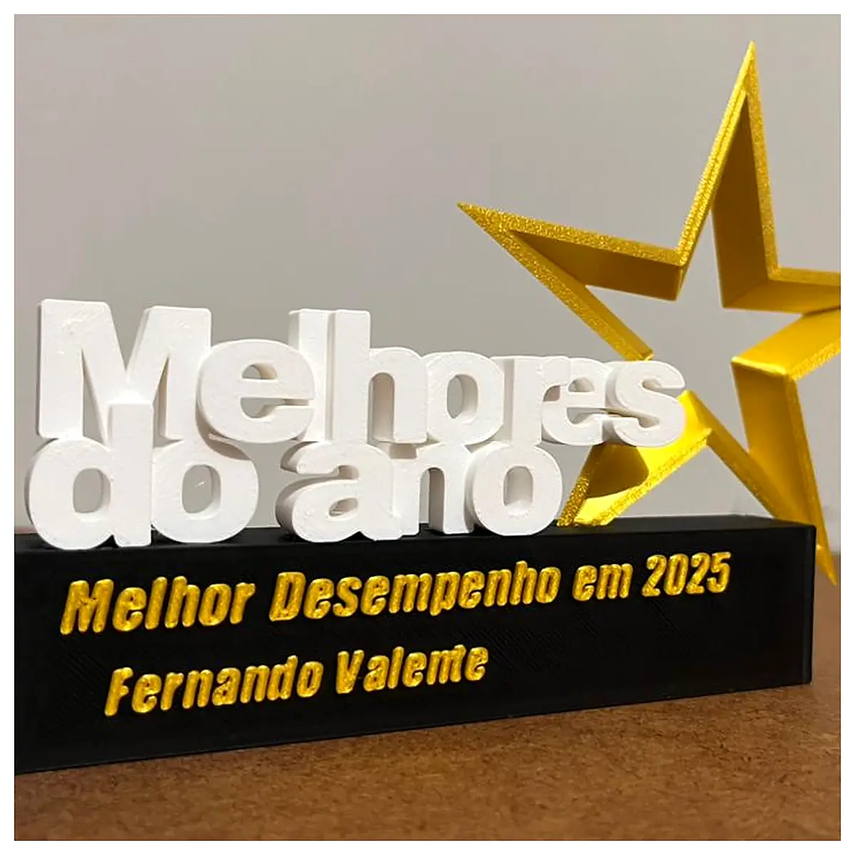 Star Trophy Award Competition Prize Certificate Recognition Gift Enhance Performance Win Reward