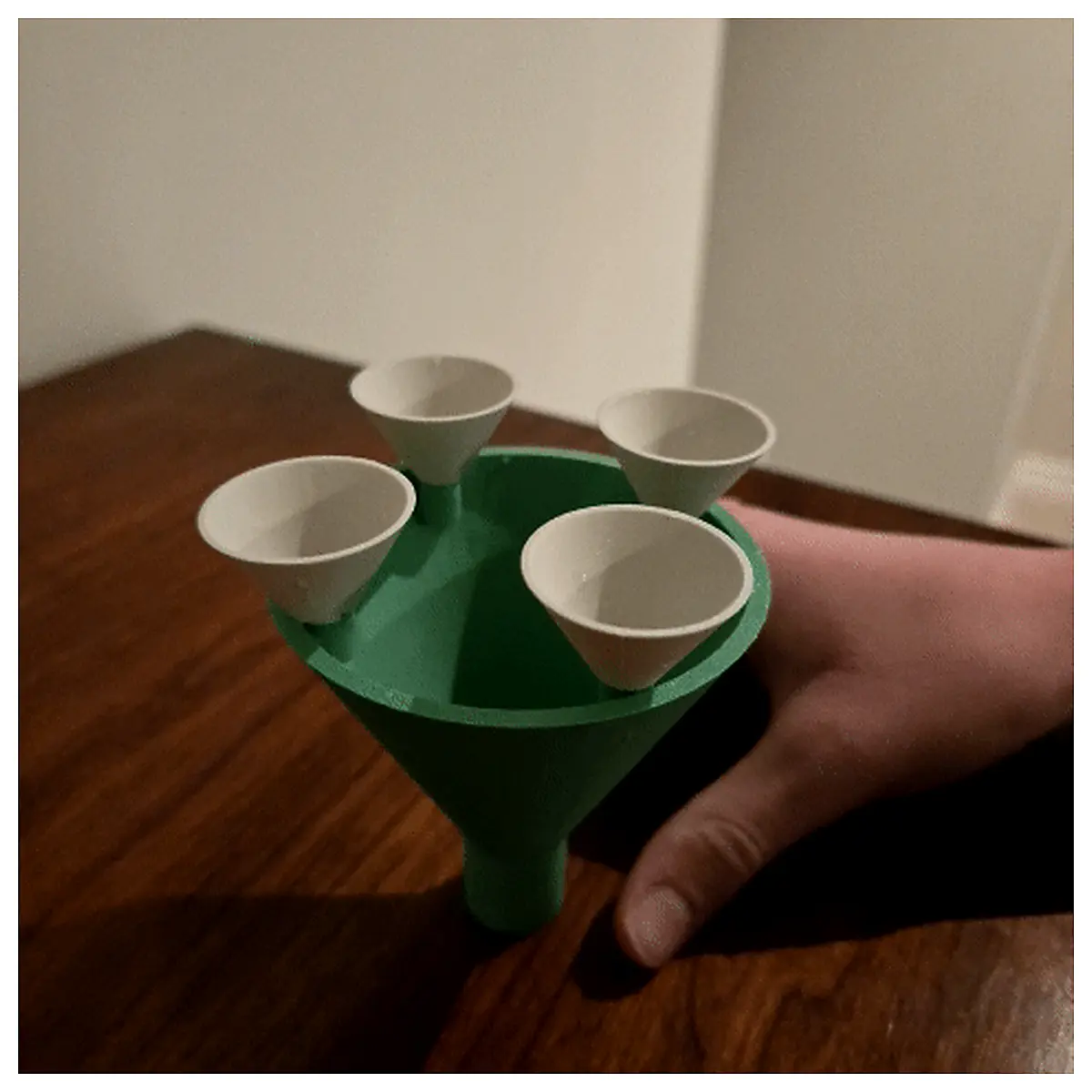 4 Channel Experiment Funnel Lab Funnel Scientific Funnel Educational Funnel Experiment Accessories Funnel Parts