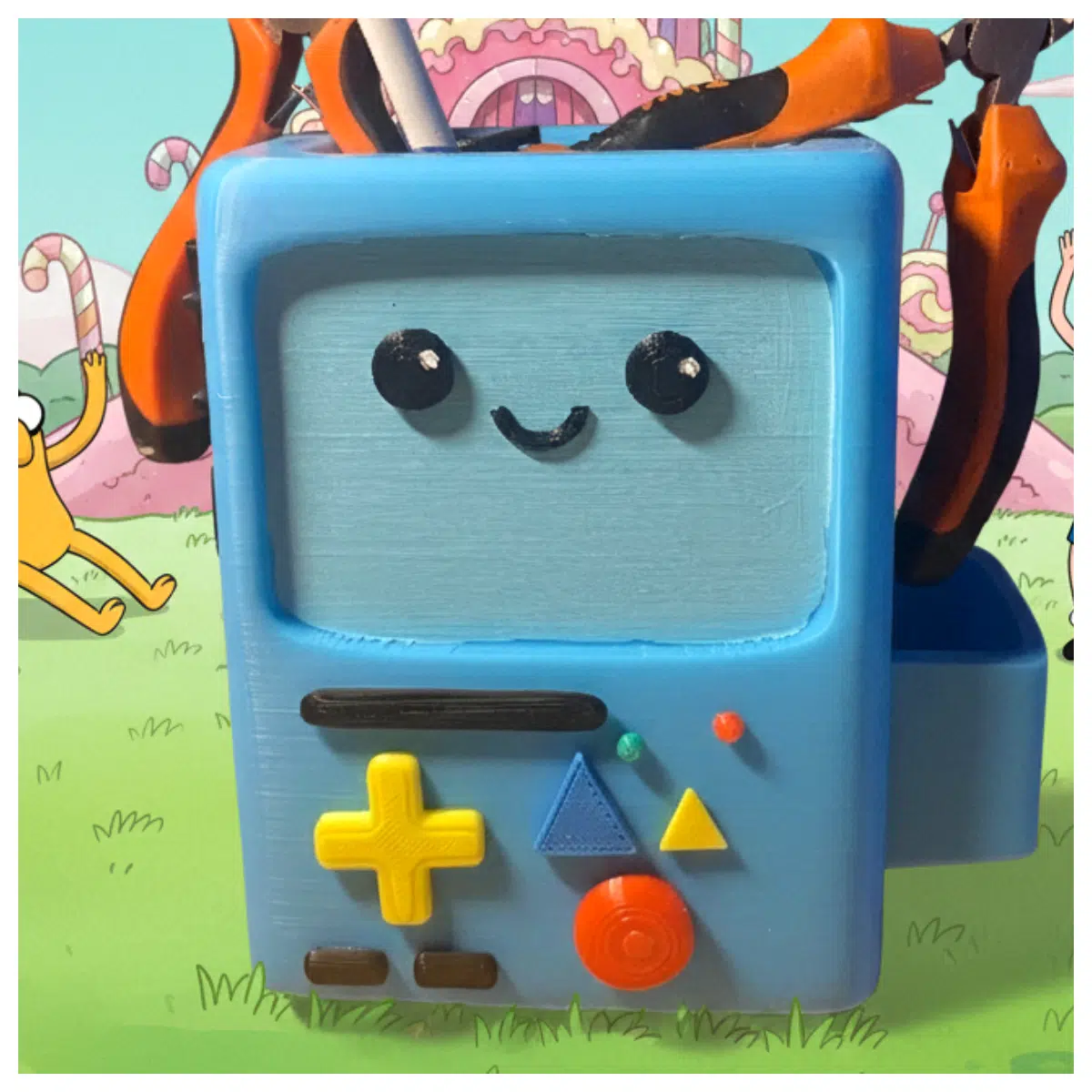 BMO Storage Box Adventure Toy Organizer Kids Storage Box Baby Learning Toys Puzzle Box Play Set Exploration Game