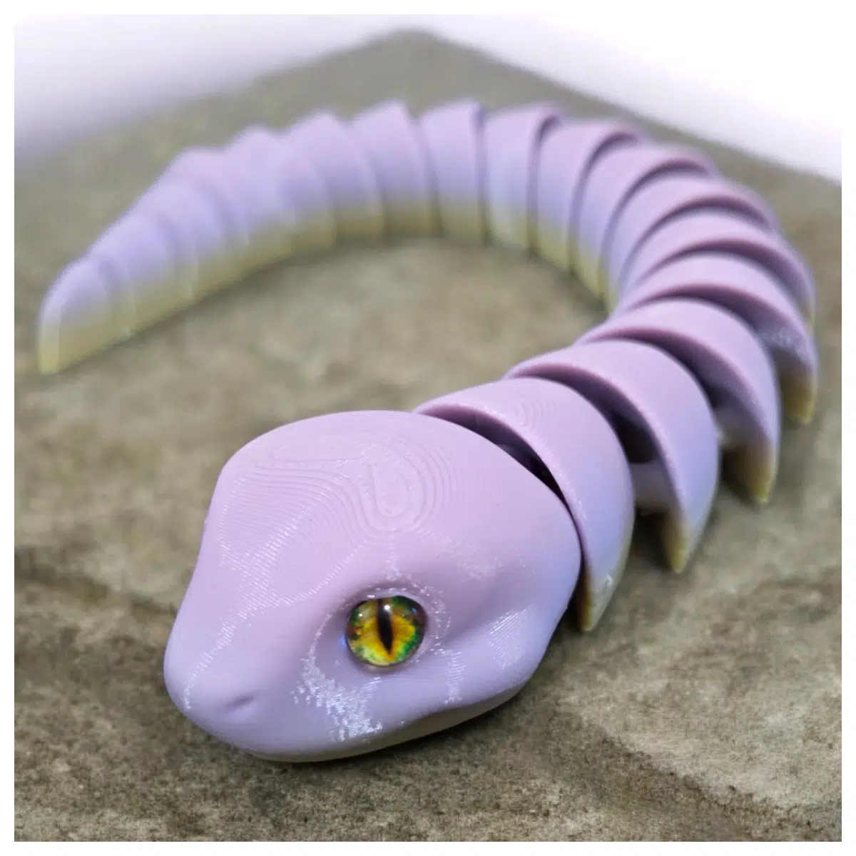 Moving Snake Toy 6mm Glass Eye Compatible Pet Toy Realistic Snake Simulation Snake Kids Toy