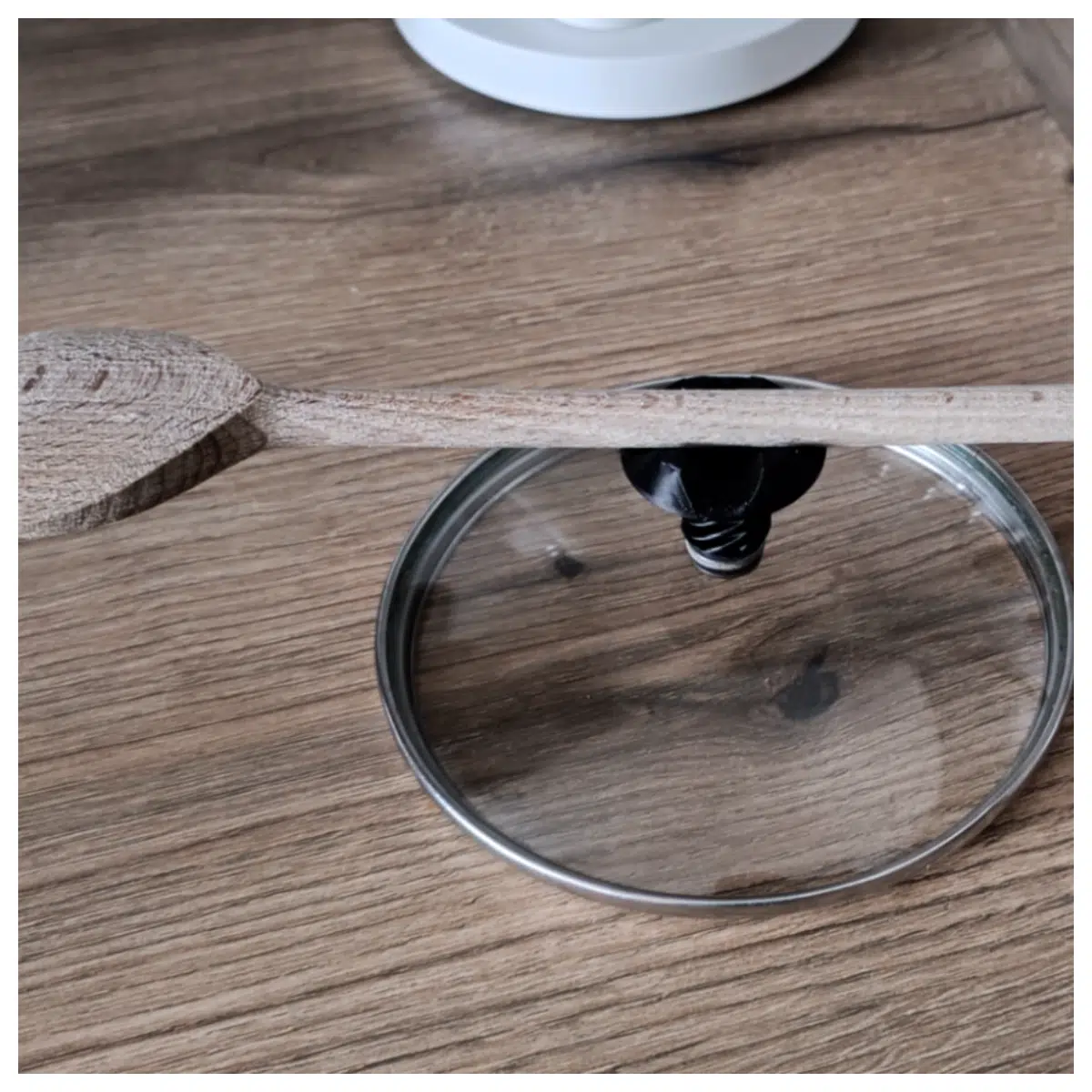 Pot Lid Handle with Storage Kitchen Accessory Heat Cooking Aid Lid Attachment Organizer
