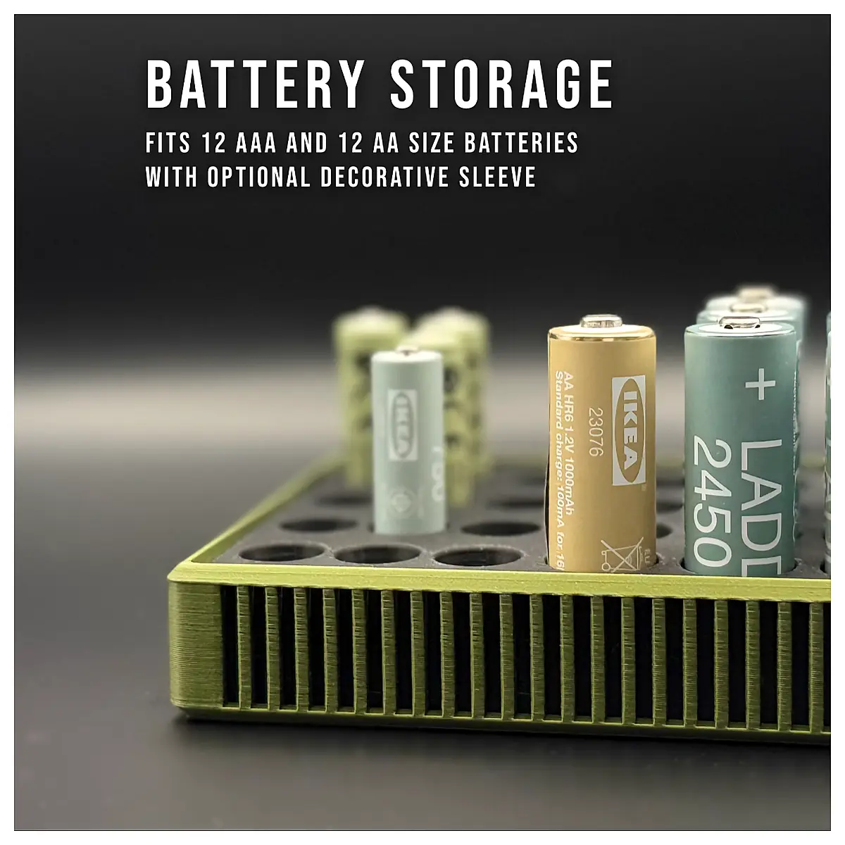 Battery Box Organizer Storage Case Simple Portable Charging Box Battery Storage Case Phone Accessories Electronic Products
