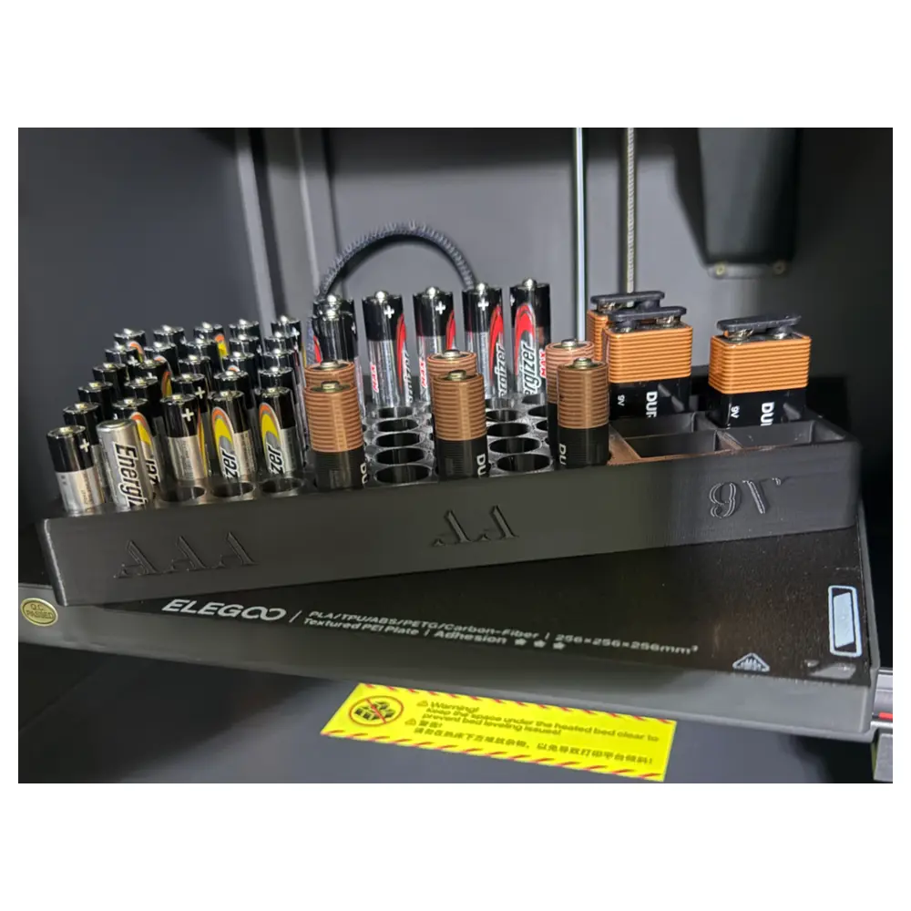 Battery Organizer Trays AAAA 9V Battery Storage Boxes Battery Organizer Battery Storage Battery Sorting