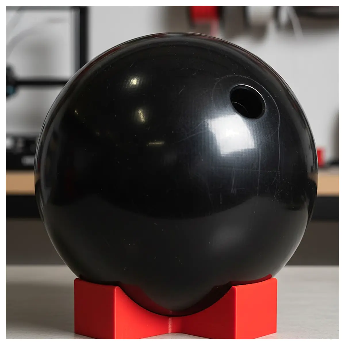 Bowling Ball Rack Simple Support Stable Pole Support Pole Competition Ready