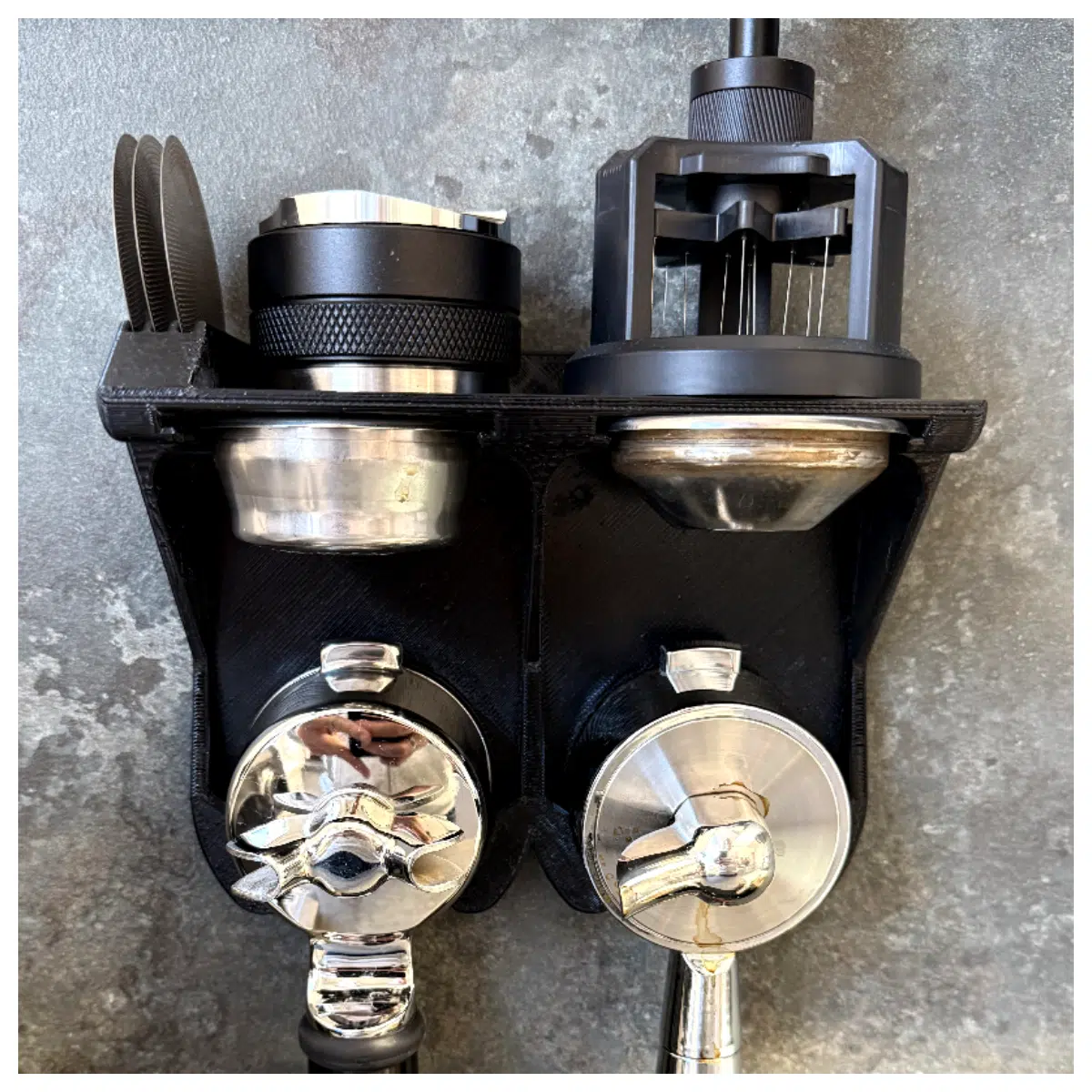 54mm Dual Handle Wall Mount Bracket Support Tray System Repair Parts Accessories Installation