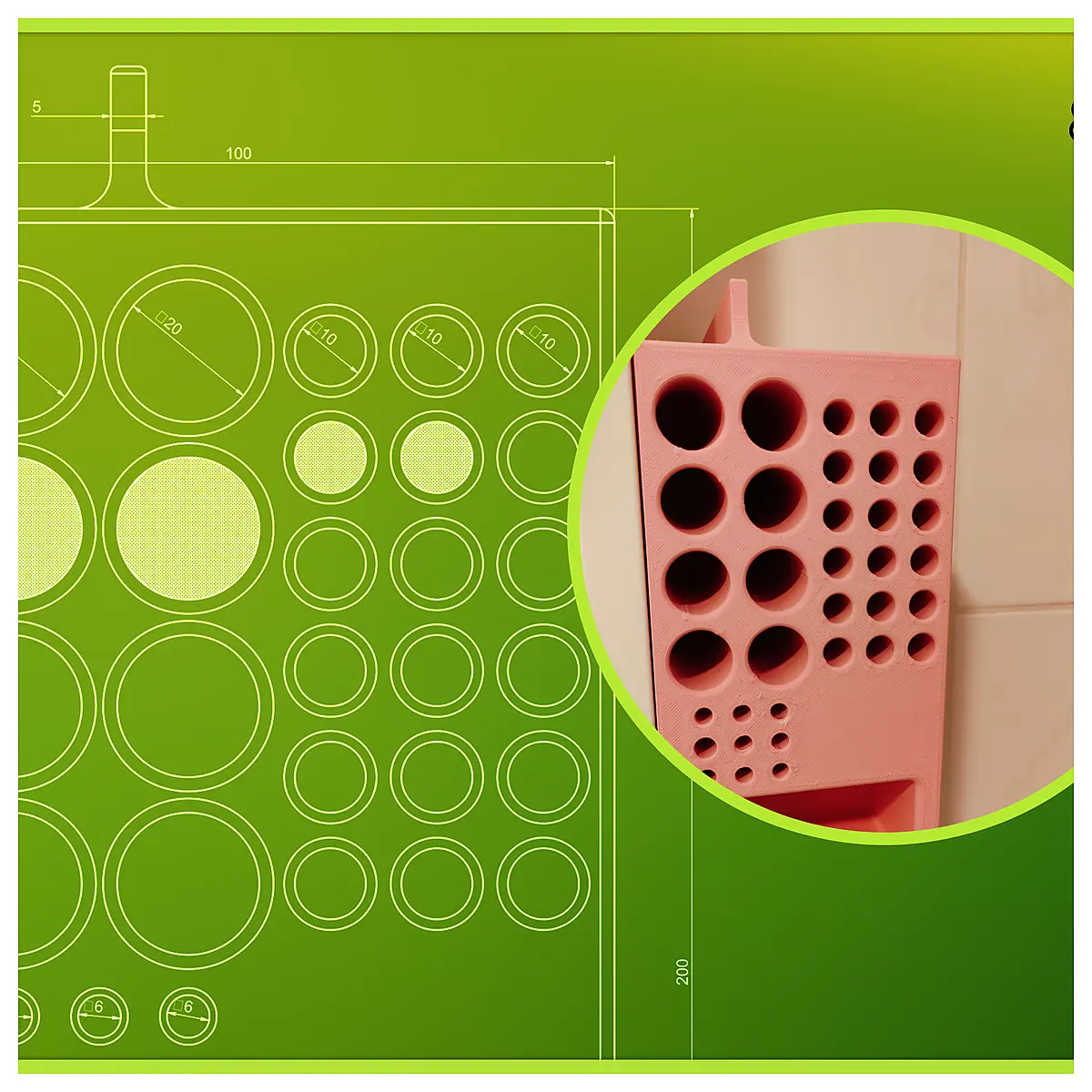 Makeup Brush Holder Double Layer Brush Organizer Display Rack Brush Storage Stand Brush Holder Organizer