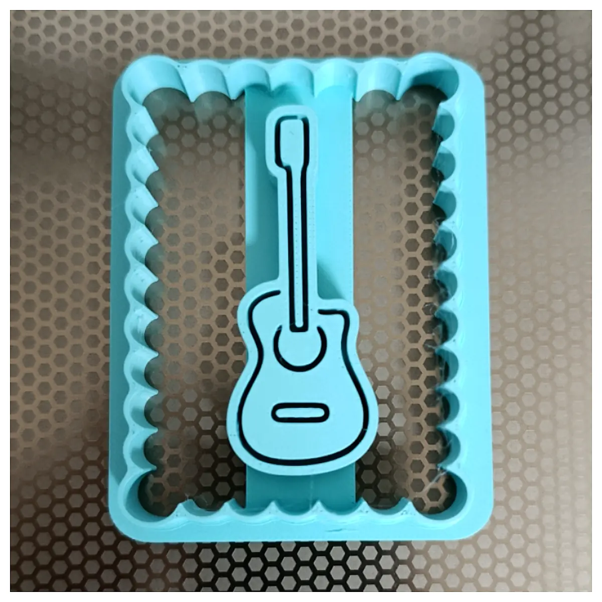 Guitar Shaped Cookie Baking Supplies Cookie Molds DIY Decorating Candy Molds