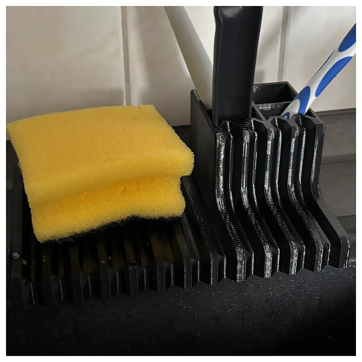Sink Draining Rack Sponge Holder Kitchen Drainer Bathroom Shelf Water Draining Accessories Multi Purpose