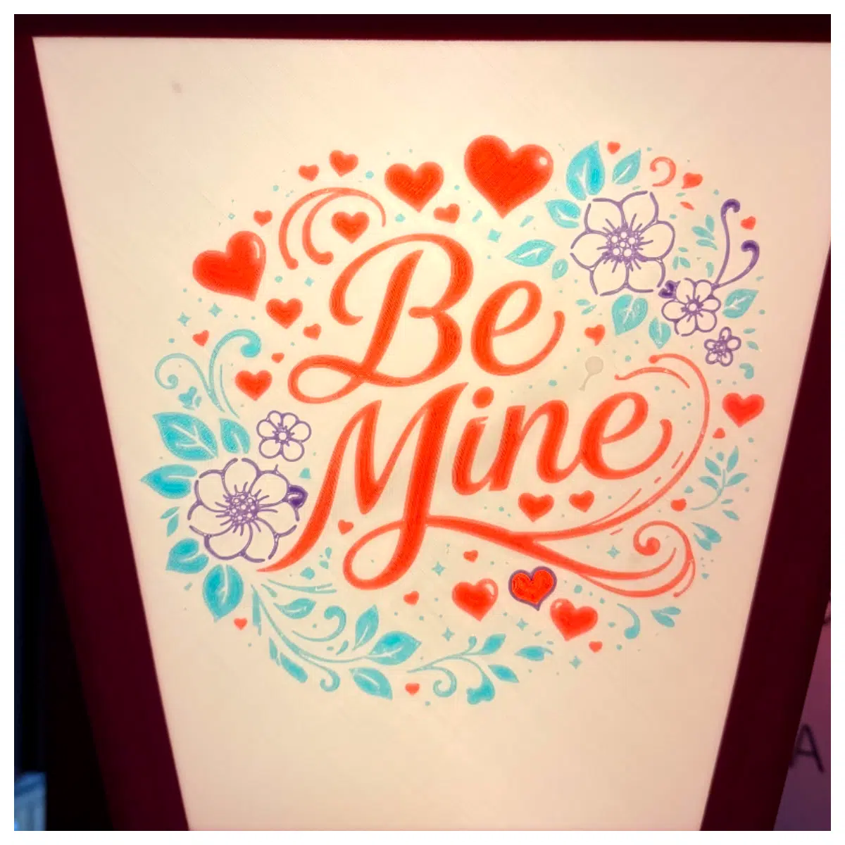 Valentine s Day Panel Romantic Decor Festive Gift Creative Lighting Decoration Gift Ideas