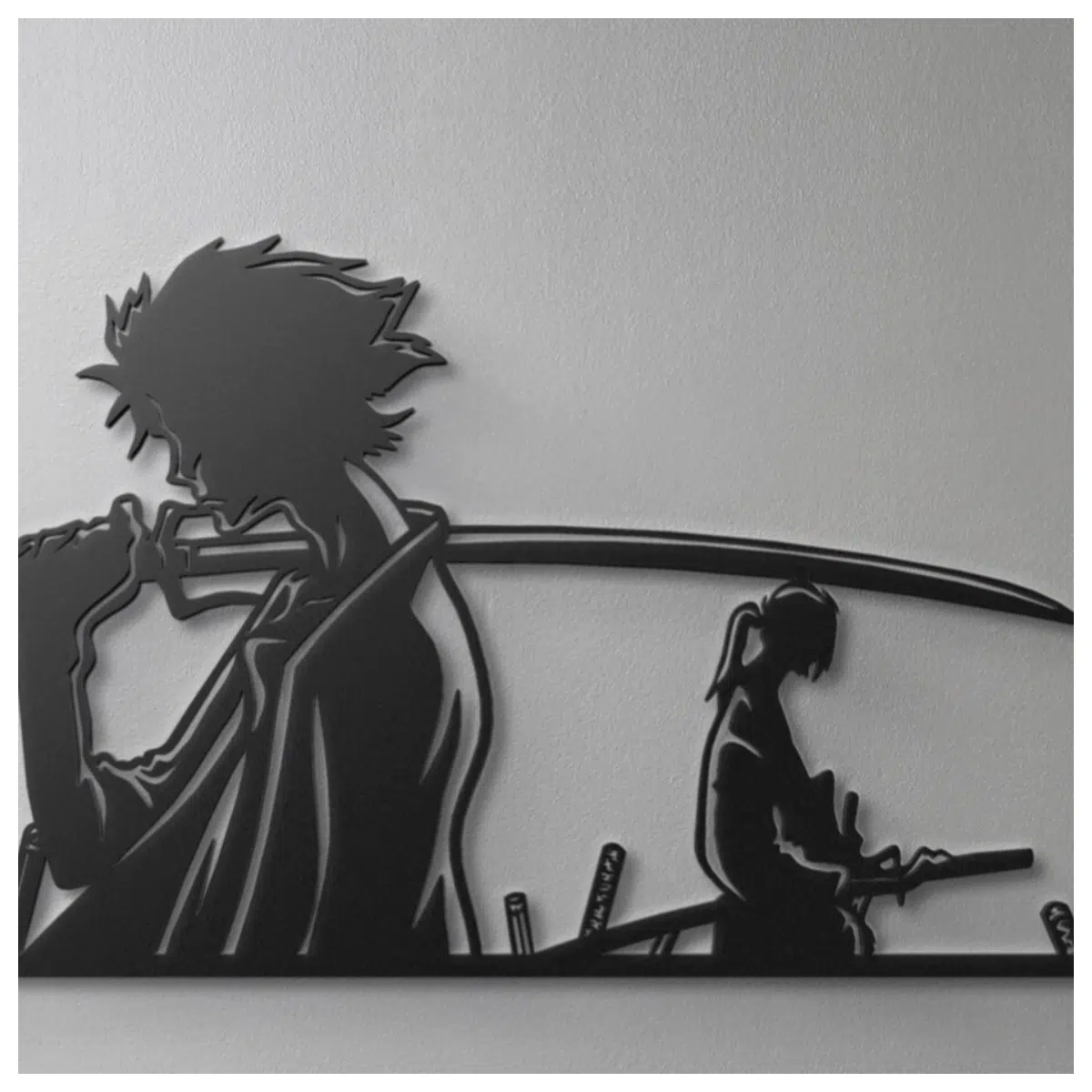 Samurai Champloo Wall Art Poster Ronin Theme Decor Anime Print Wall Hanging Art Gift