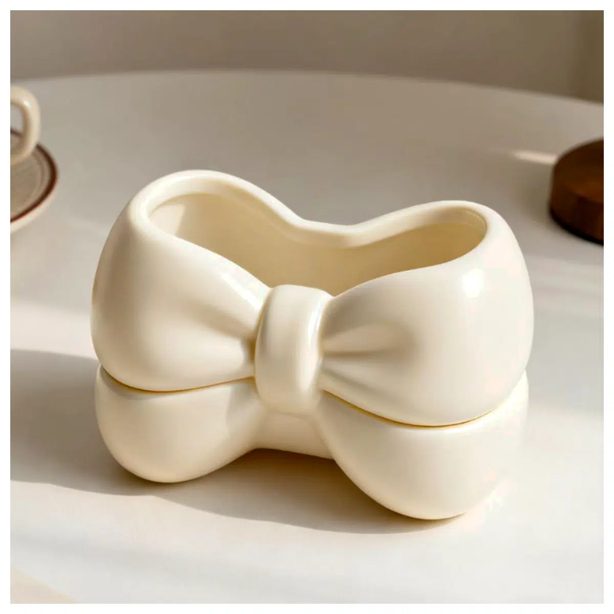 Bow Storage Box Organizer Gift Box Girl Gift Girl s Day Gift Pretty Storage Container Decorative Storage Box