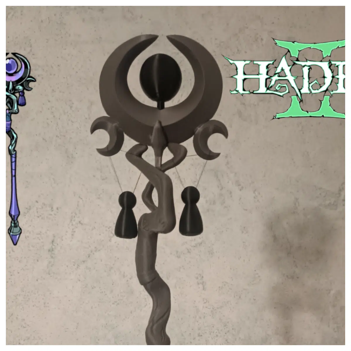 Hades 2 Melino Staff Character Model 3D Print Game Prop Collectible Underworld Gear