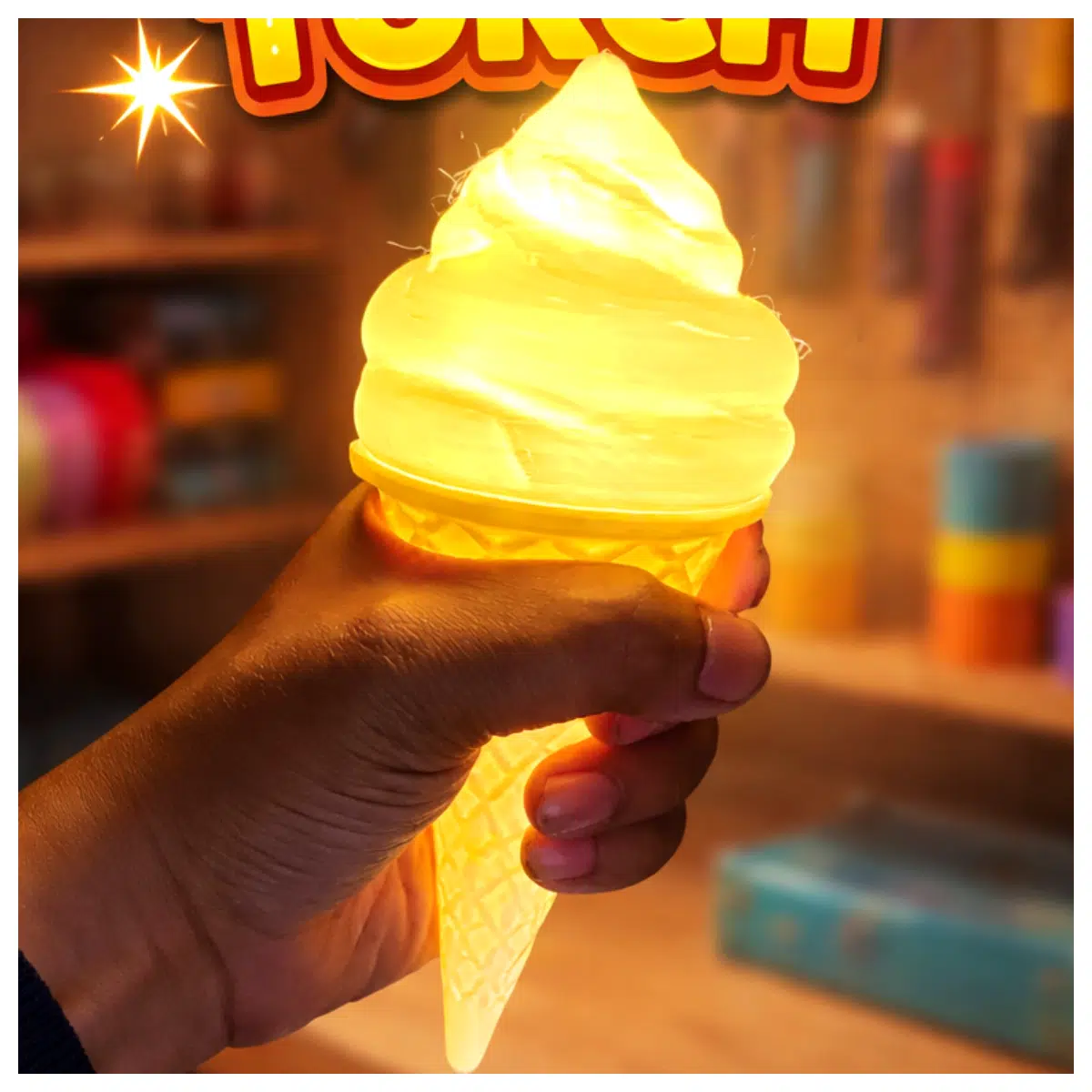 Ice Cream Torch Dessert Toy Novelty Ice Cream Decoration Kids Gift Creative Fun