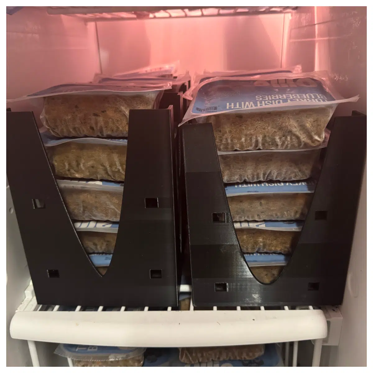 Freezer Food Holders Clips Storage Bins Organizer Ice Cream Containers Food Accessories Keep Food Fresh