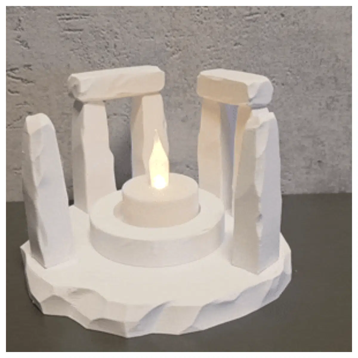 Paleolithic Stone Age Primitive Lighting Archaeological Decor Prehistoric Culture Ornament Gift Stone Age