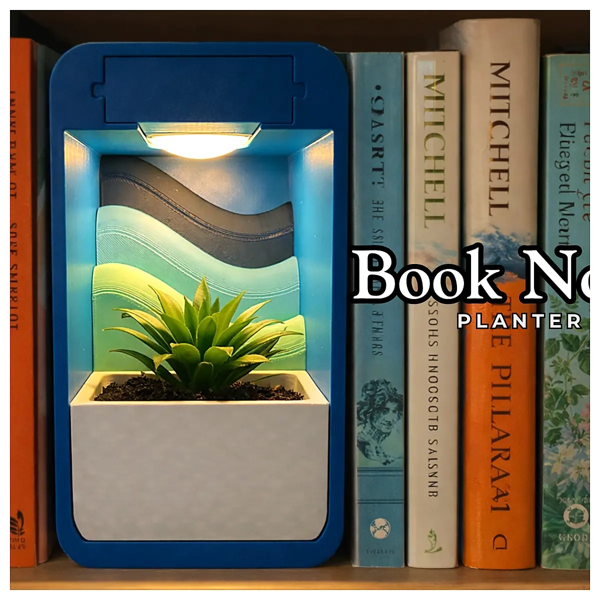 Book Stand Flower Pot Desktop Planter Home Decor Green Plants Potted Plants Arrangement Green Plant Arrangement