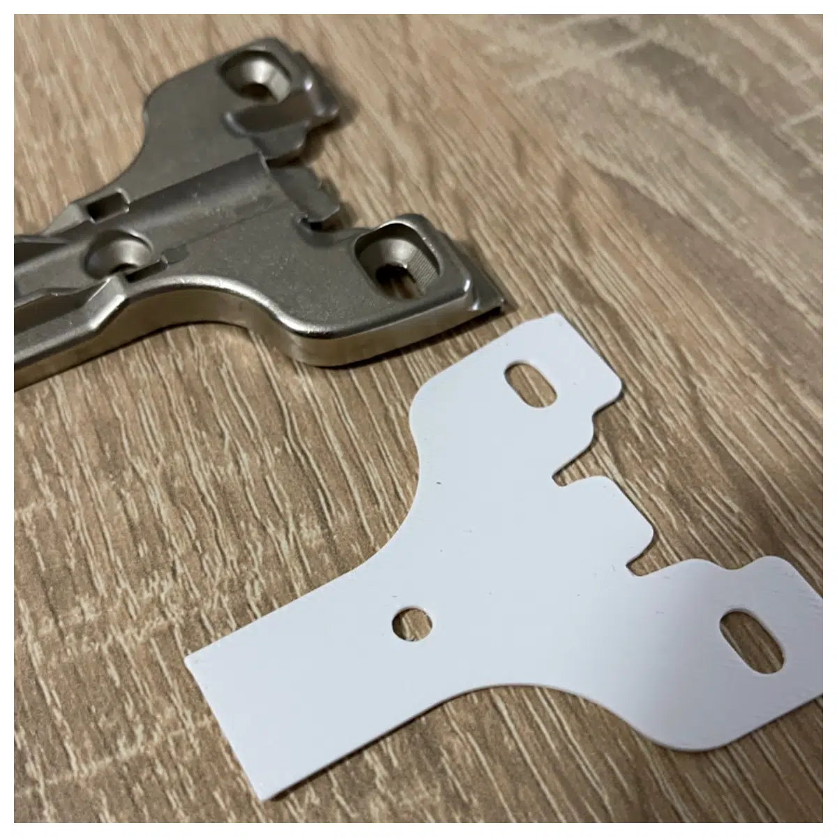 Hettich 1mm Acrylic Overlay Pad Furniture Parts Cabinet Board Kitchen Storage Acrylic Shim