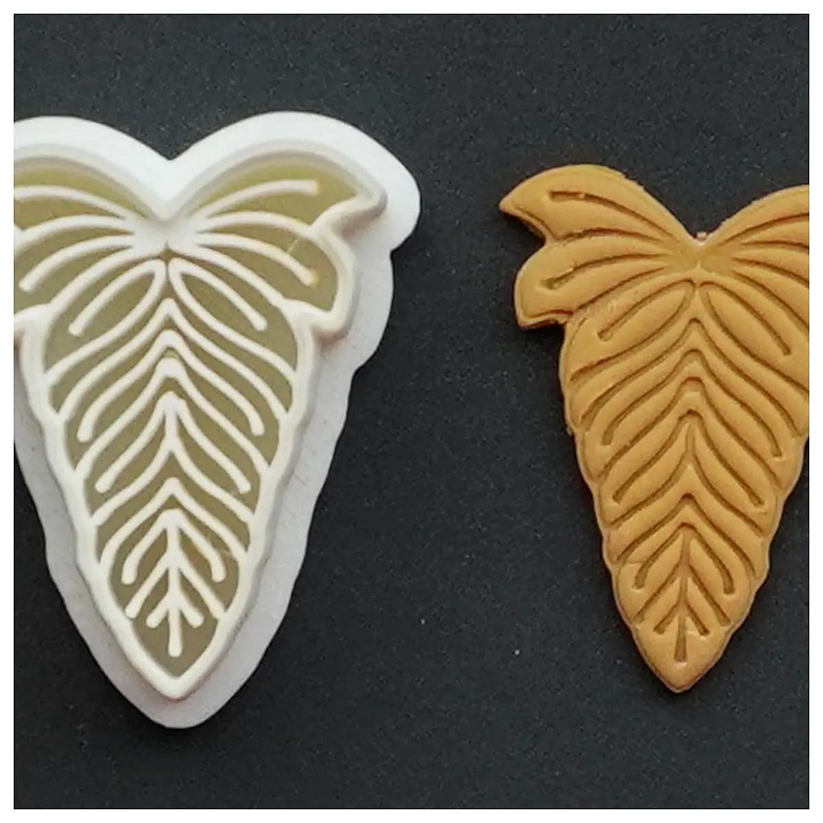 Soft Clay Decorative Leaf Earrings DIY Handmade Earring Making Tool Simulation Leaf Accessories Leaf Cutter