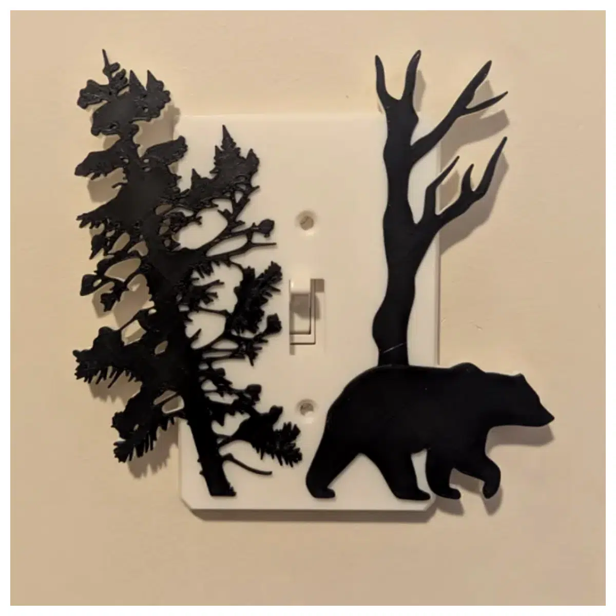 Little Bear Switch Panel Smart Control Switch Panel Decorative Panel Home Switch Panel Smart Home Switch