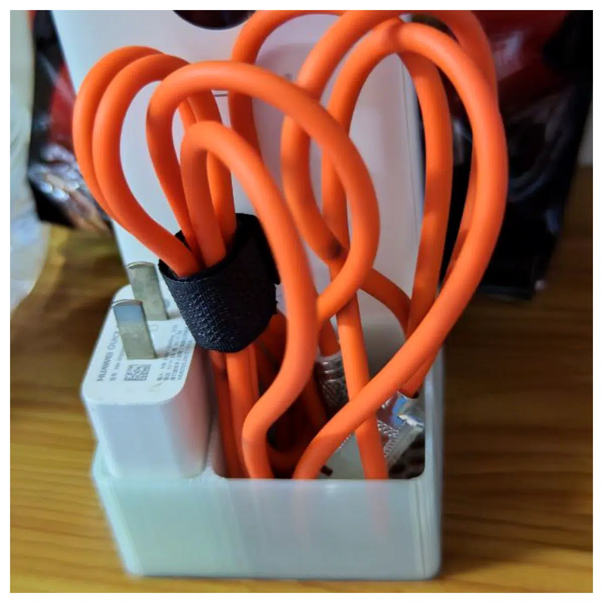 Portable Charger Power Bank Charging Head Cable Organizer Box Phone Charging Accessories Multi Function Charging Station Charging Power Bank Charger C
