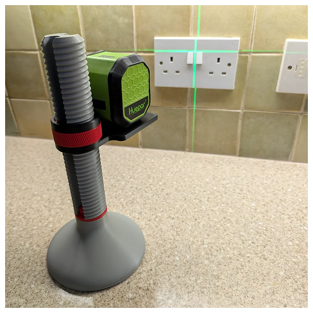 Adjustable Height Laser Level Platform Measurement Tool Angle Adjustment Laser Platform Precision Leveling