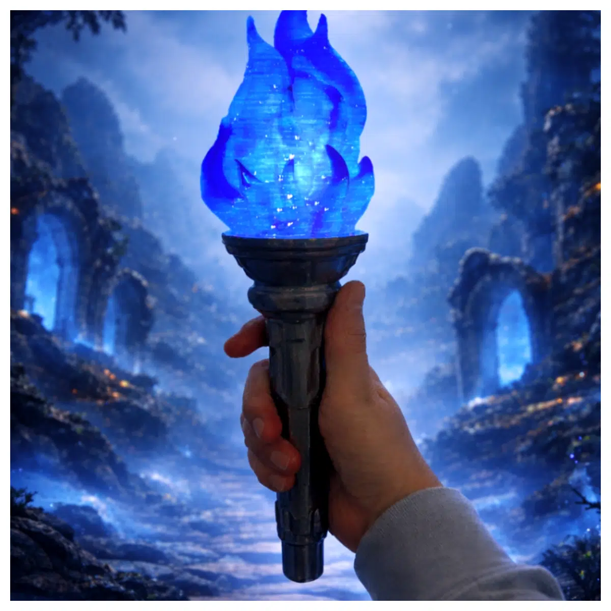Smart Torch Flashlight Outdoor Adventure Camping Hiking Emergency Searchlight Accessory