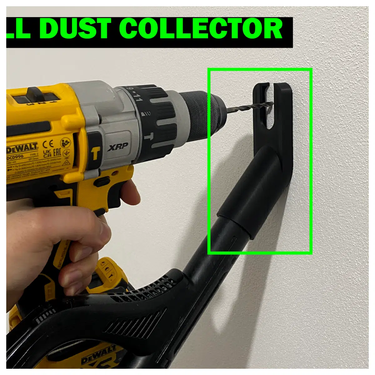 Drill Collector Collection Box Rapid Cleaning Drill Tool Accessories Bag Replacement Mini Vacuum Cleaner