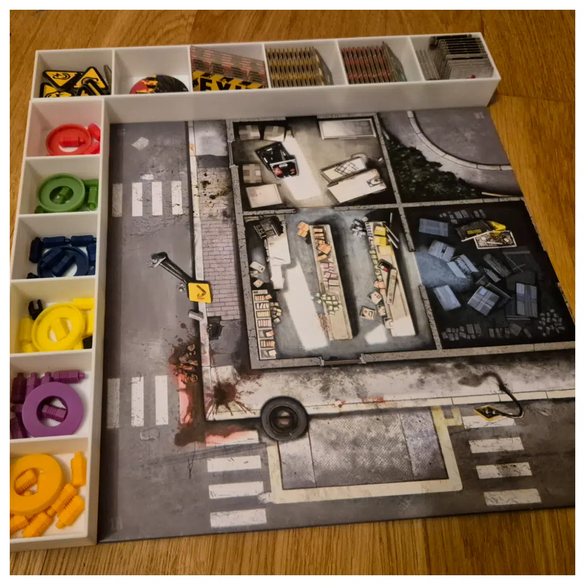 Zombicide 2nd Edition Lower Box Liner Game Accessory Game Collection Protection Box Game Merchandise
