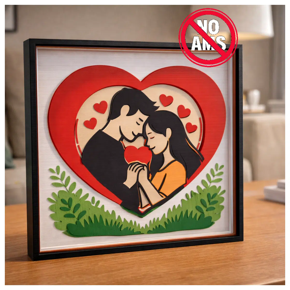 Silhouette Gift Box Modern Valentine s Day Gift Box Creative Surprise Decoration Romantic Gesture Girlfriend Partner