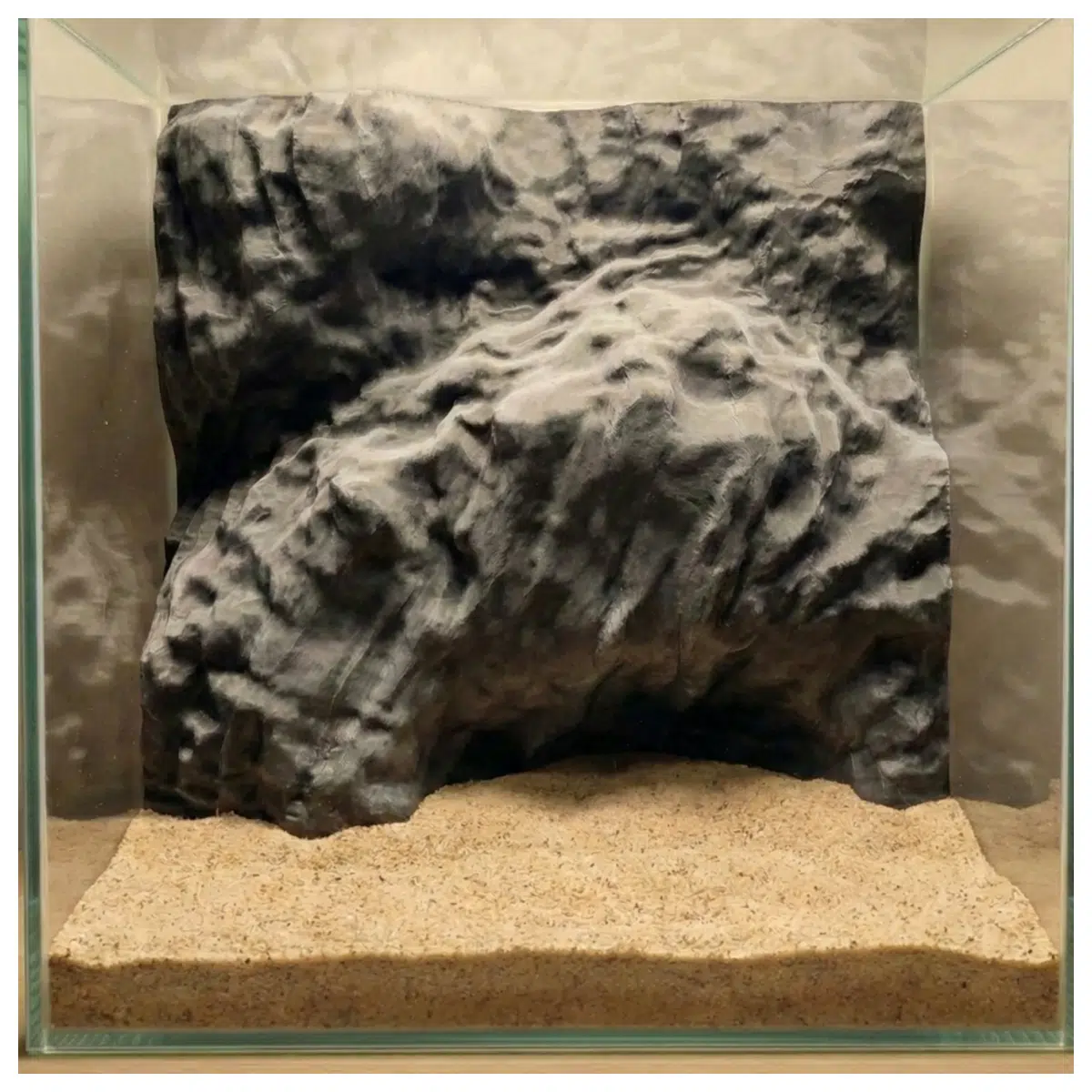 Realistic Rock 3D Background Aquarium Lizard Box Decoration Pet Habitat Wall Scene Lizard Accessories Realistic Rock Landscape
