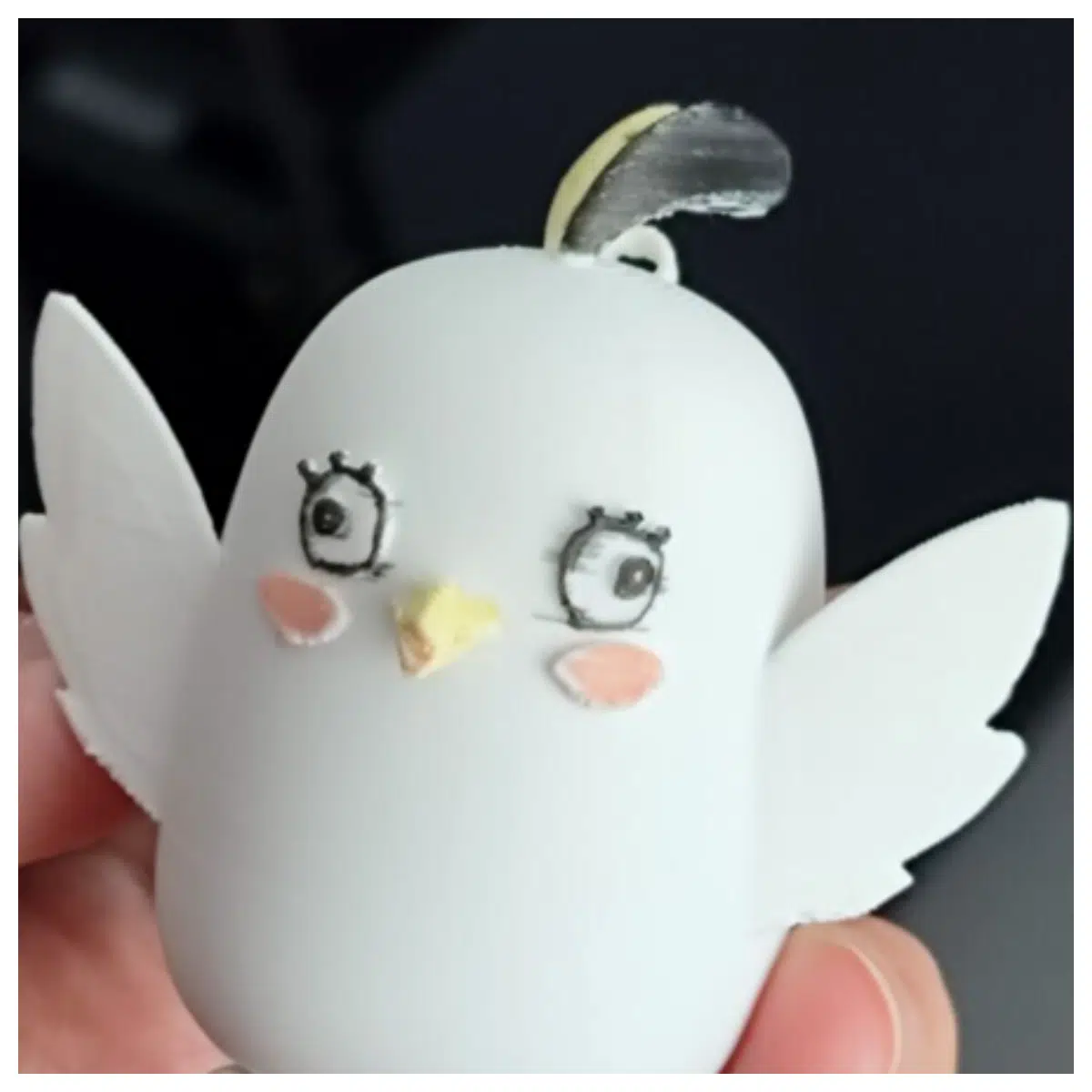 Peloro Cosplay Miniature Chicken Figure Anime Convention Accessory Cute Collectible Event Gift