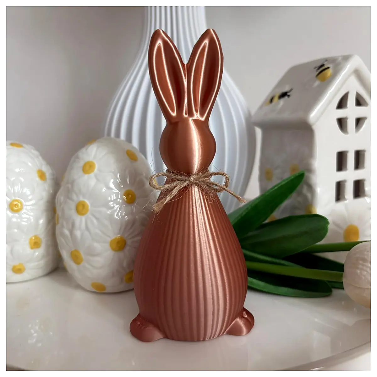 Elegant Easter Bunny Decor Festive Decoration Bunny Toy Easter Bunny Easter Eggs