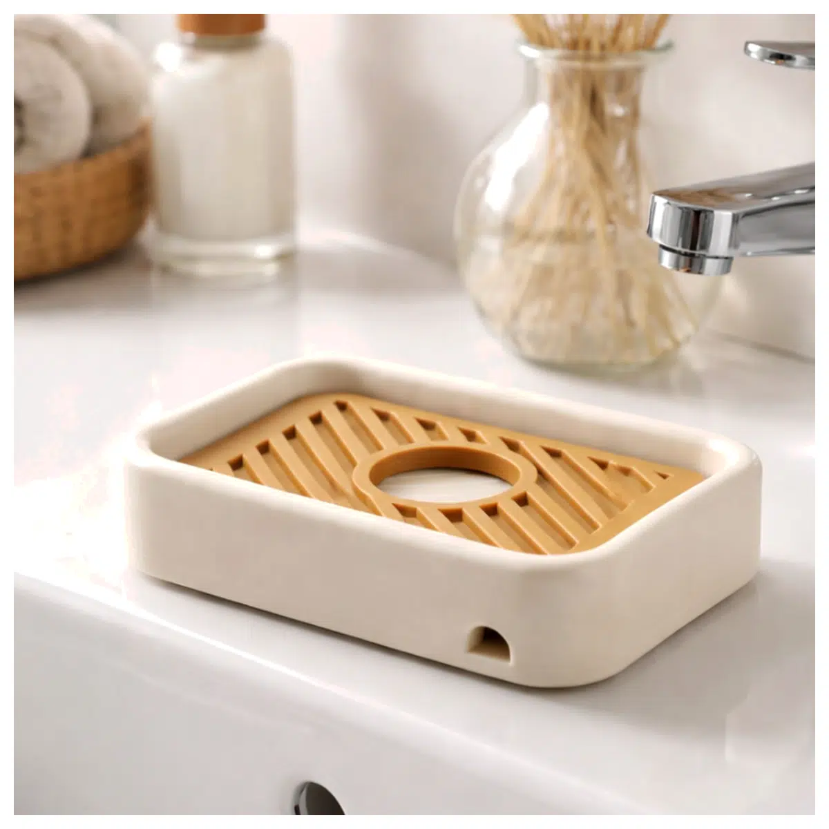 Soap Dish Bathroom Organizer Soap Caddy Shelf Storage Kitchen Container Soap Holder Multi Purpose