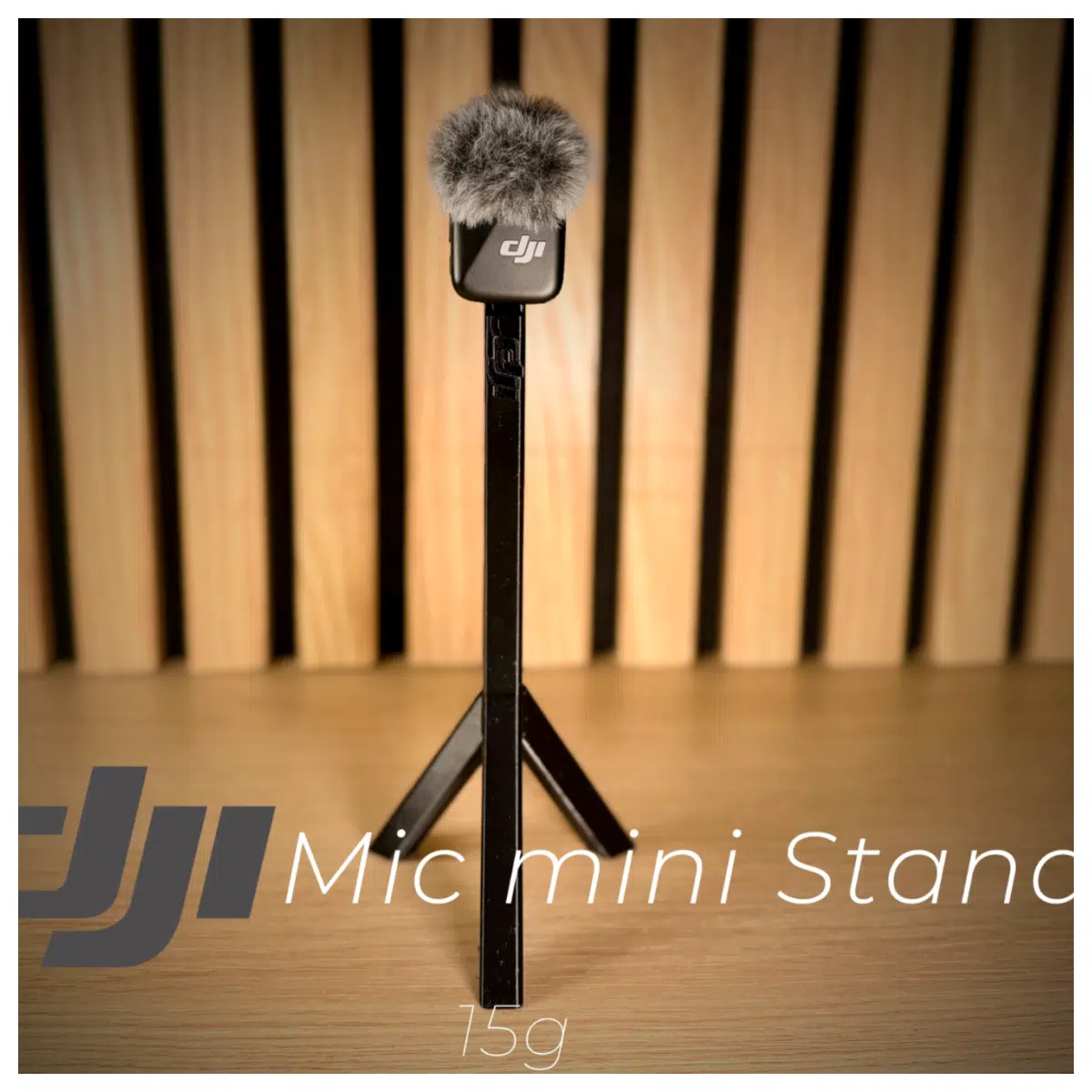 DJI Mini Microphone Mount Portable Mobile Mic Clip Stable Audio Accessory Wireless Transmission Compatible with GoPro Wireless Audio