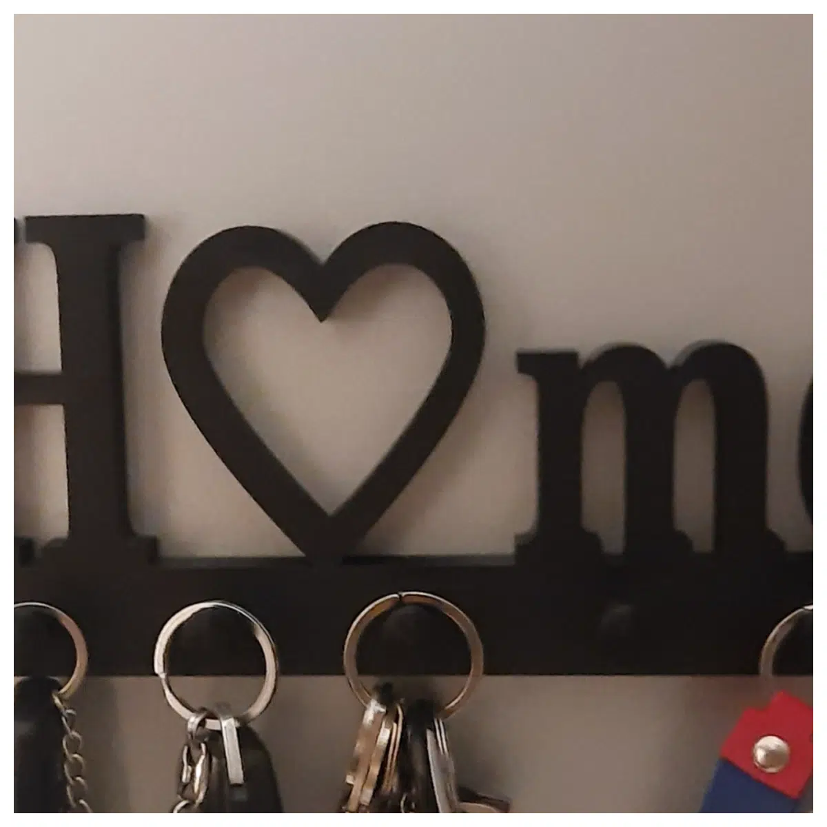 Key Hook Rack Wall Mounted Key Holder Simple Home Hanging Storage Key Organizer Multi Functional