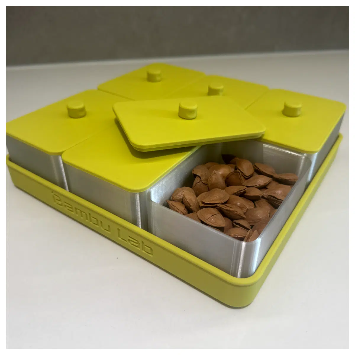 6 Compartment Nut Box Candy Organizer Snack Box Candy Storage Box Multi Purpose Container