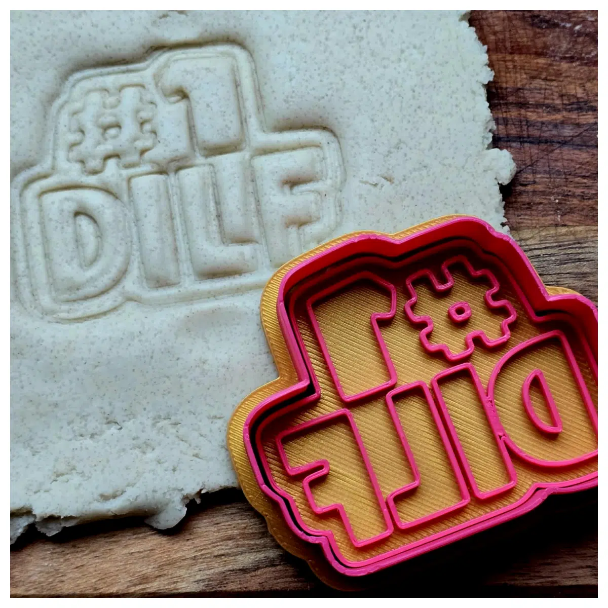 No 1 DILF Father s Day Gift Cookie Molds Stamps Set Creative Baking Tools Cookie Decoration Holiday Gift Fun Toys Parent Child Handcraft