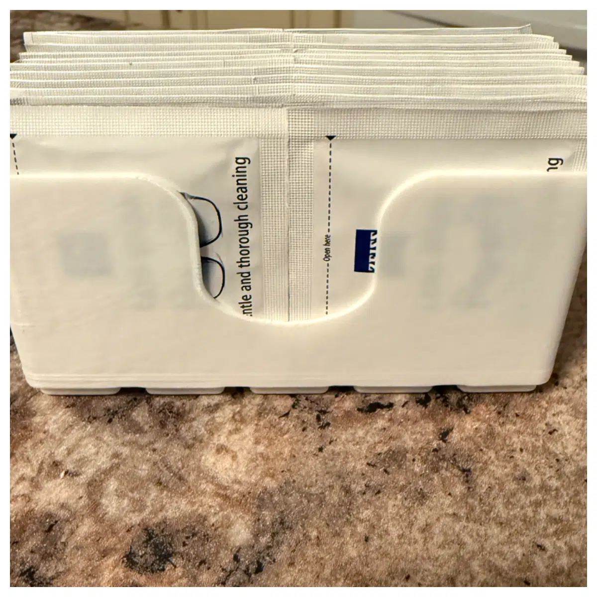 Lens Cleaning Cloth Dispenser Camera Lens Storage Gridfinity System Lens Accessories Cleaning Tools