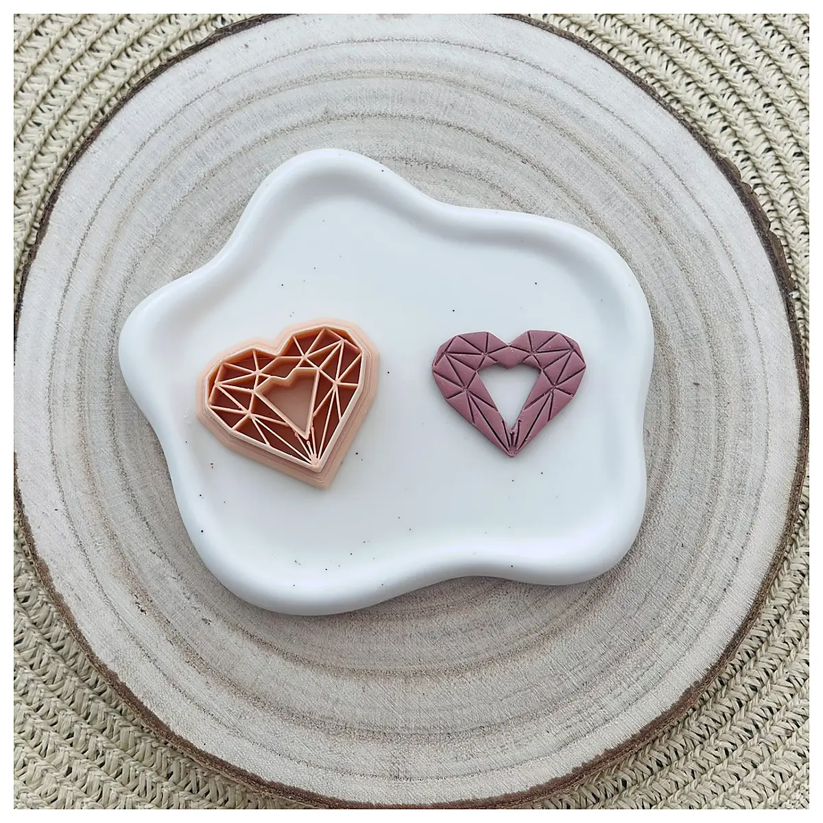 Shaped Cut Soft Clay Earring DIY Handmade Earring Making Tool Cutout Molds Accessories